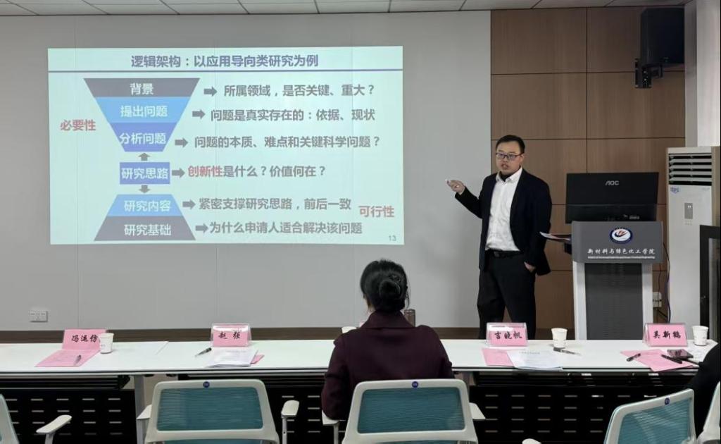 湖北省化学化工学会青年委员会应邀来校交流指导