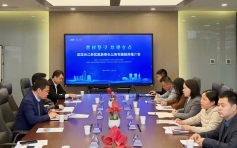 “楚材聚汉 共建支点”武汉长江新区迎新春长三角专题招商推介会举办