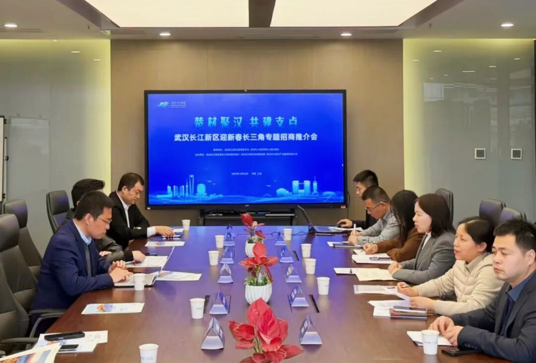 “楚材聚汉 共建支点”武汉长江新区迎新春长三角专题招商推介会举办