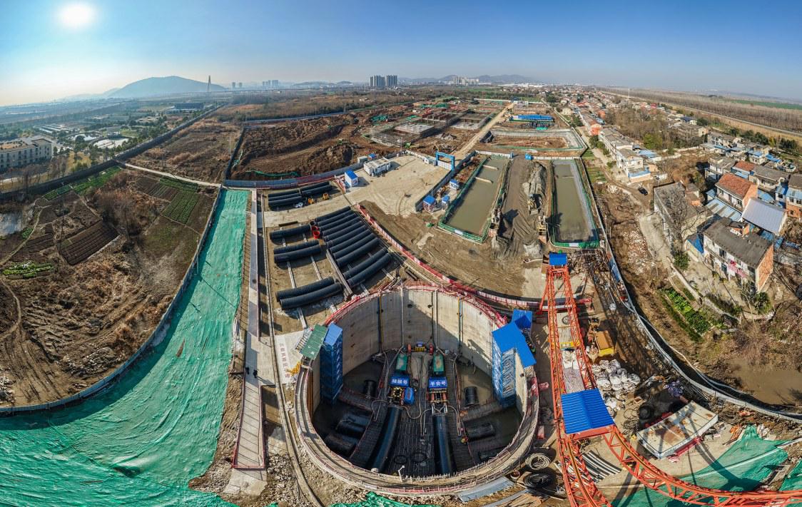 黄石环大冶湖新区供水工程建设正酣  鄂东最大沉井泵房“擎起未来水脉”