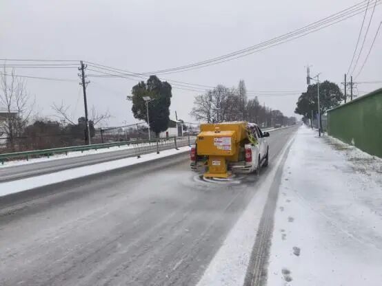 以雪为令 闻雪而动 长江新区全力迎战低温雨雪冰冻天气