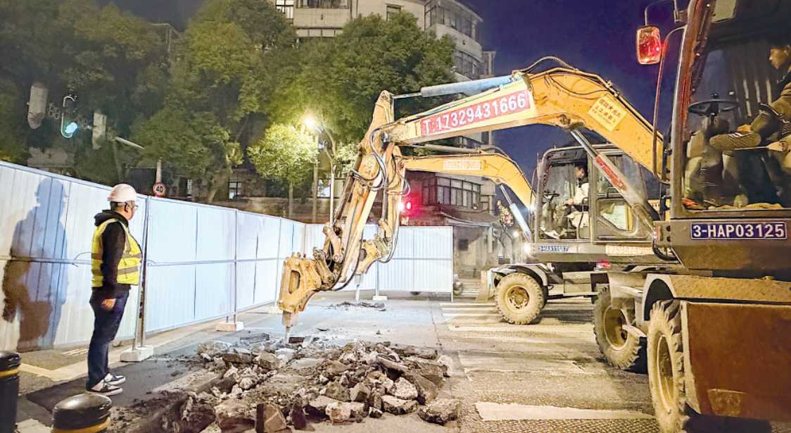 19孔通信管道入地织就城市清爽天际线