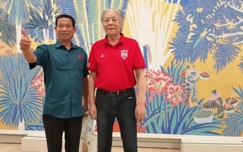 潜江籍画家马在新佳作亮相首都国际机场