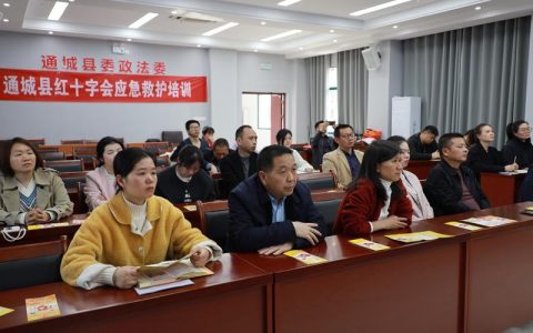 通城城市管理执法局开展红十字应急救护培训