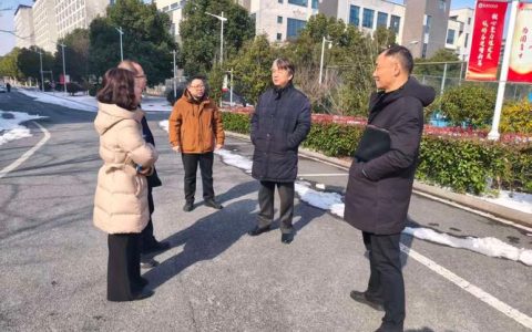 严建兵等华中农业大学领导带队开展寒假校园安全检查