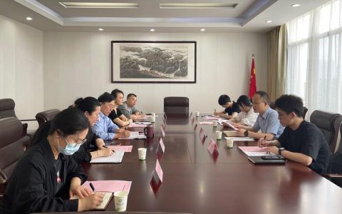 江夏区经科局夏虹一行来校调研座谈