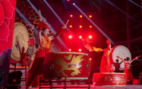 鼓韵铿锵颂大别 非遗薪火贺新春