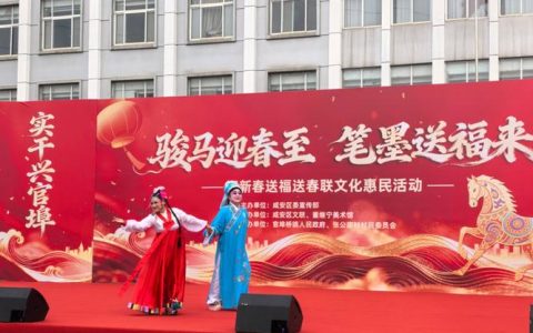 咸安开展文化惠民活动 墨香载福进万家