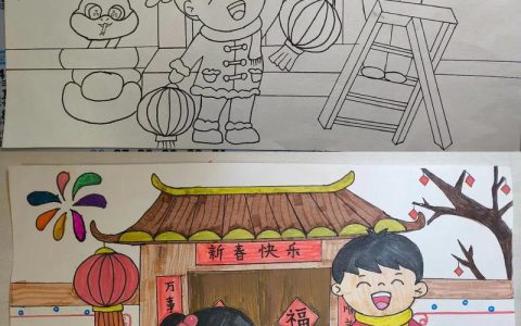 新春走基层 | 一幅手绘画 温暖少年心