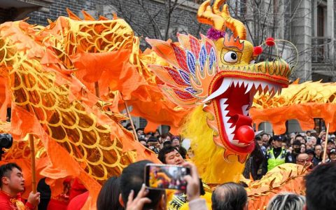 龙舞张家湾   春涌年味浓