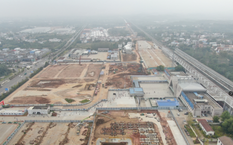 麻武铁路红安站站场改造工程竣工