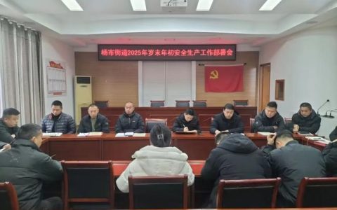 杨市街道严把春节农产品安全关