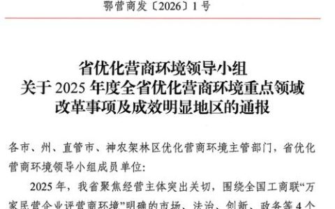 市政数局两项优化营商环境改革事项获省通报表扬