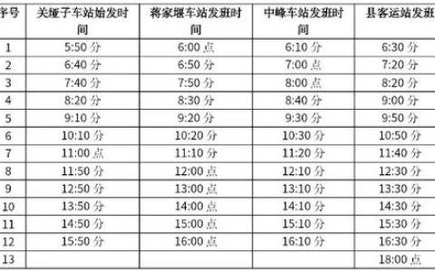 十堰客运中心站发布春节期间客运班次计划 往郧西竹山竹溪等地班线正常运行