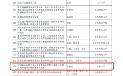 法经学院案例成功入选中国专业学位案例中心案例库