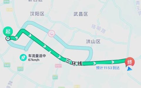 左岸大道接三环线匝道段通车 ，从军山到汉口武昌20分钟