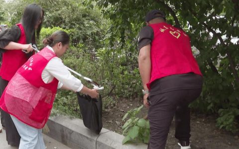 投身“清洁家园”百日攻坚行动 “银发先锋”扫尘迎新