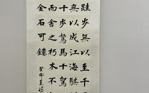 鄂州市书法作品《登鹿门山怀古》获屈原文化奖