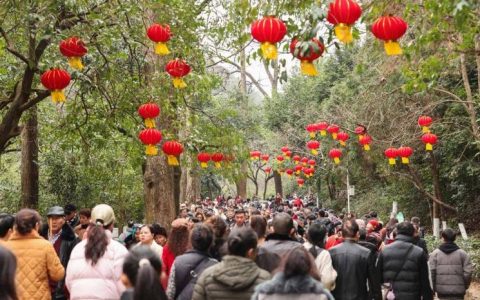 新春游园人气旺