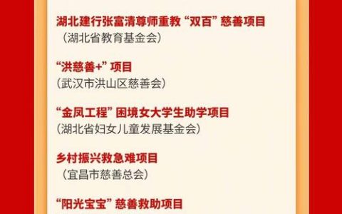 第二届“湖北慈善奖”名单揭晓  黄石1组织1企业1个人上榜