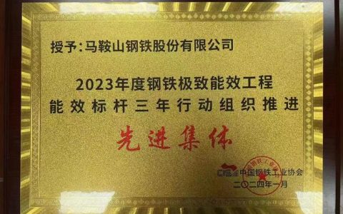 大冶特钢获评钢铁极致能效工程先进企业