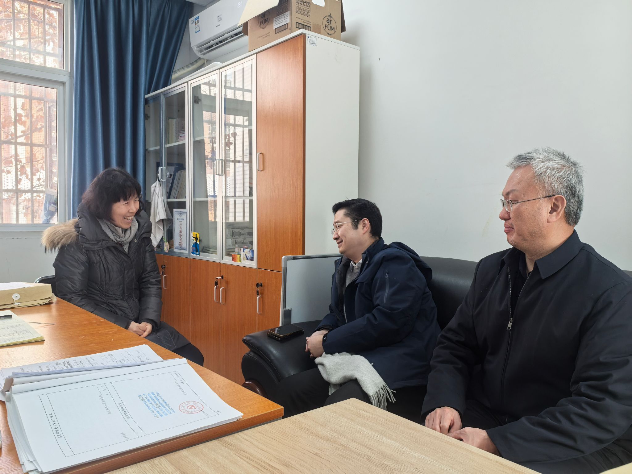 马跃新程送祝福 新春慰问暖人心