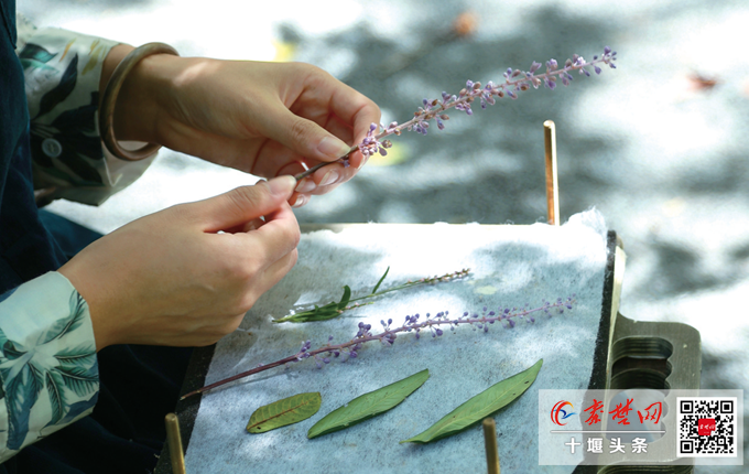 十堰姑娘吴霜辞职创业 把四季藏进押花里