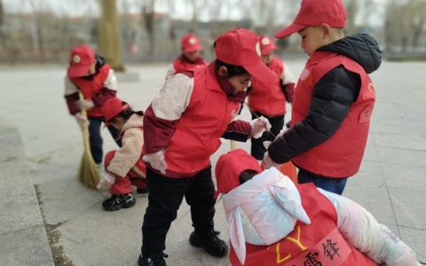 王场社区联合幼儿园开展学雷锋主题志愿服务活动