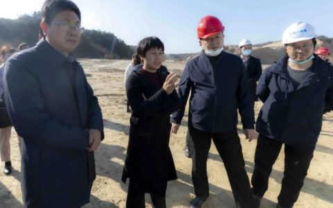 胡志莉调研北部产业新区建设工作