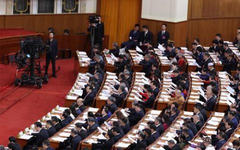 十四届全国人大四次会议举行第二次全体会议