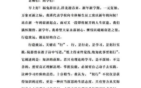 新程启华章 奋楫向未来——咸安双溪桥镇初级中学2026年春季开学典礼侧记