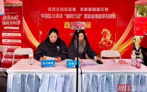 华容区2026年“春风行动”专场招聘会启幕