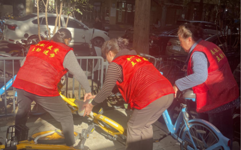 “银发”动手　扮靓家园