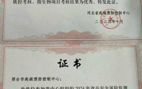 筑牢食品安全防线  市疾控中心两项国家级评价获评“优秀”