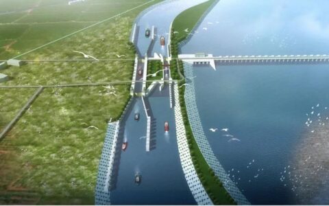 汉江兴隆枢纽二线船闸建设正酣 全力冲刺节点目标