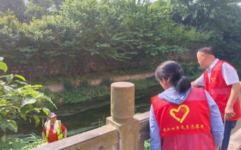 省市志愿者栽树巡林共护河湖安澜