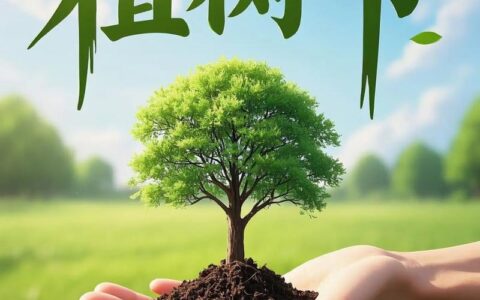 种下一棵树 增添一抹绿