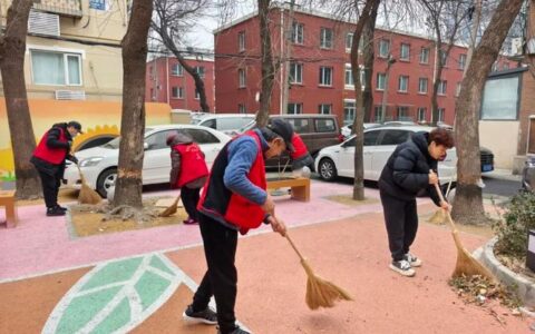 校社联动聚合力　清洁家园展新颜